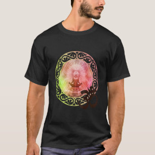Mandala Namaste Spiritual Yoga Buddha Fashion Clot T-Shirt