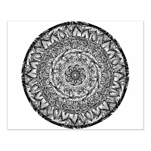 Mandala Nature Lover Mandalas zen Rubber Stamp
