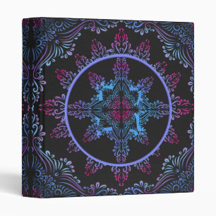 Mandala Night Flower Binder