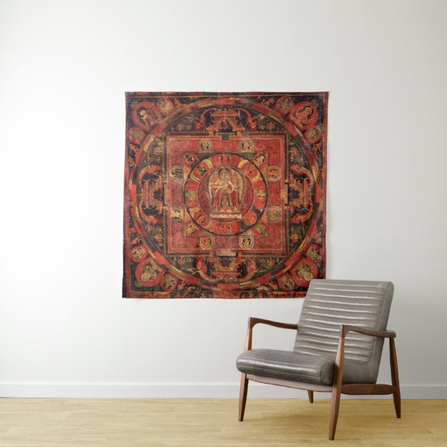 Mandala of Amogapasha Tapestry (In Situ)
