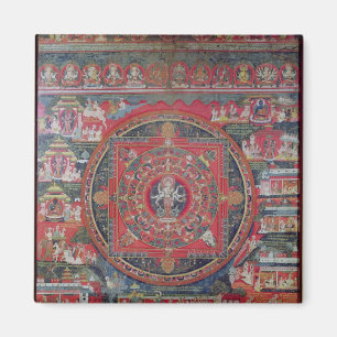 Mandala of Amoghapasa Magnet