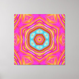 Mandala of happiness canvas print