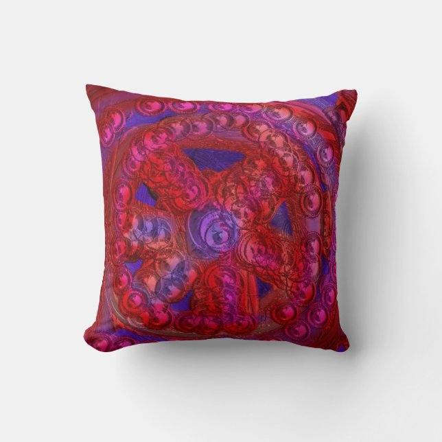 Mandala of Life Throw Pillow (Front)