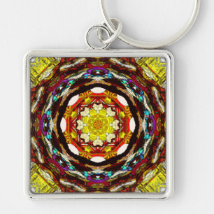 Mandala of Light Keychain