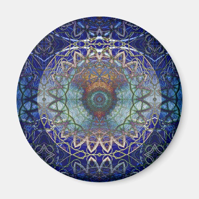 Mandala of the Noedic Web  Magnet (Front)