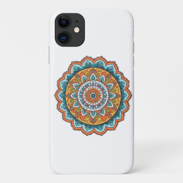 mandala of various colours Case-Mate iPhone case (Back)