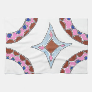 Mandala Oil Painting Art Print Kitchen Towel