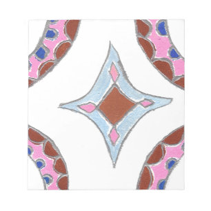 Mandala Oil Painting Art Print Notepad