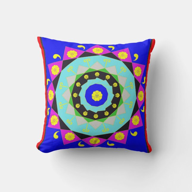 Mandala : Oreiller décoratif (Recto)