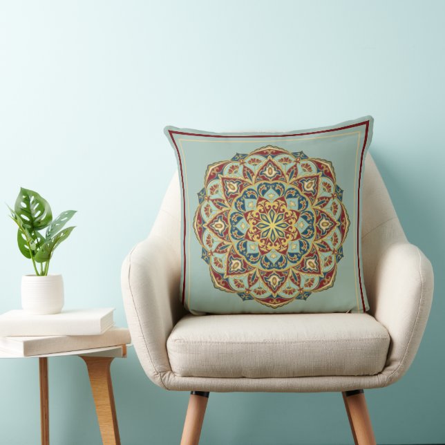Mandala oriental - Coussin (Chaise)