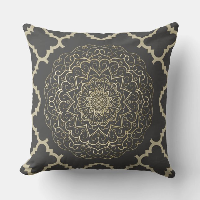 Mandala oriental - Coussin (Recto)