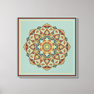 Mandala Oriental - Toile Enveloppée