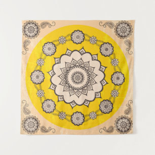 Mandala ornamental design,ethnic style tapestry