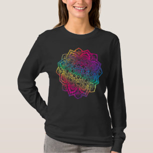 Mandala Outfi Hippie Boho Yoga Mantra Om Meditatio T-Shirt