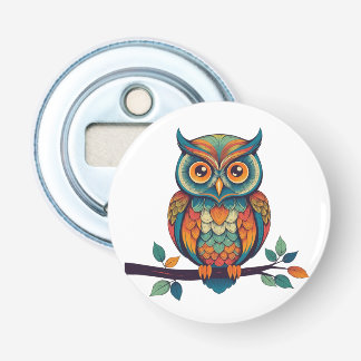 Mandala Owl Bottle Opener