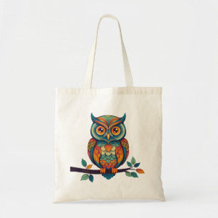Mandala Owl Tote Bag