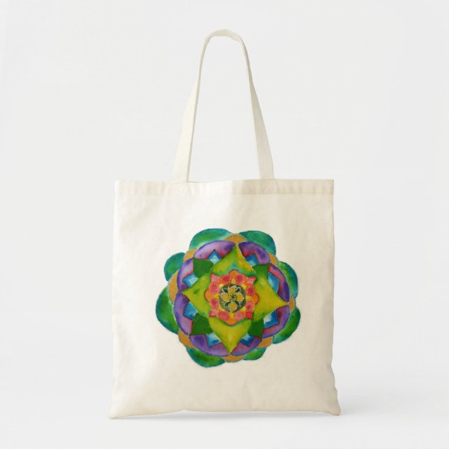 Mandala Painting Tranquility Budget Tote Bag (Front)
