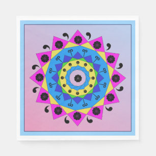 Mandala Paper Napkin