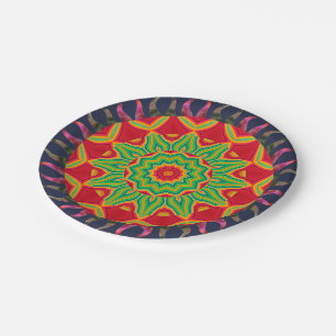 Mandala Paper Plate