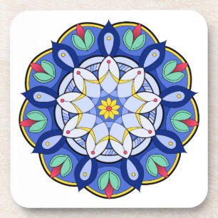 Mandala Pattern 01 Coaster