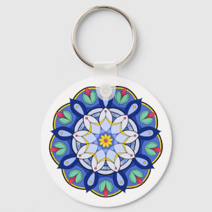 Mandala Pattern 01 Keychain
