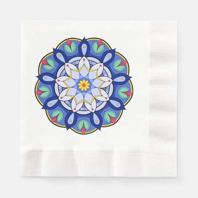 Mandala Pattern 01 Napkin (Front)