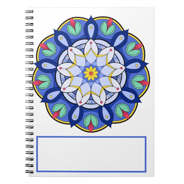 Mandala Pattern 01 Notebook (Front)
