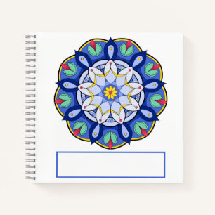 Mandala Pattern 01 Spiral Notebook