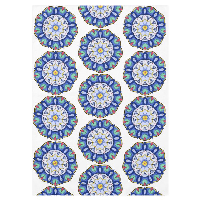 Mandala Pattern 01 Tablecloth (Front)