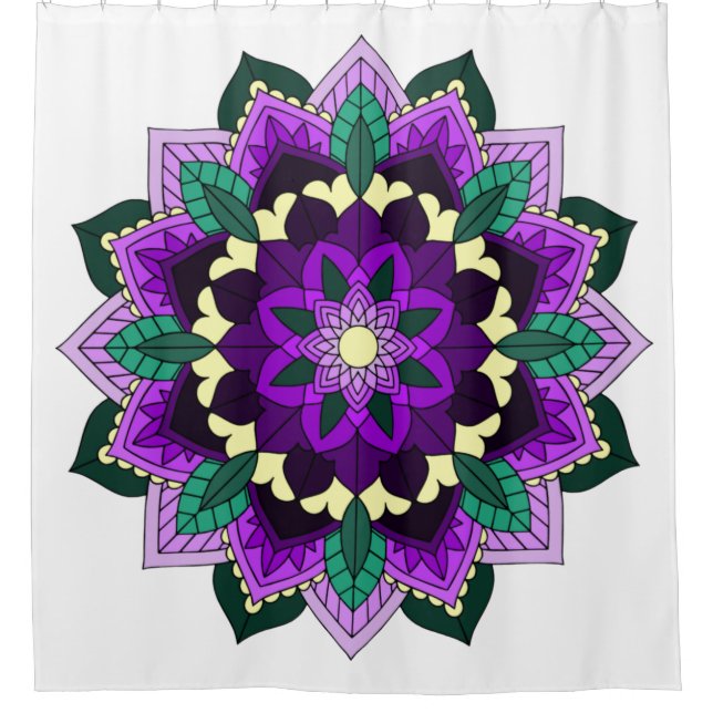 Mandala Pattern 02 in purple (Front)