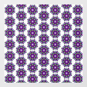 Mandala Pattern 02 in purple Window Cling
