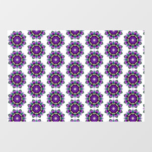 Mandala Pattern 02 in purple Window Cling