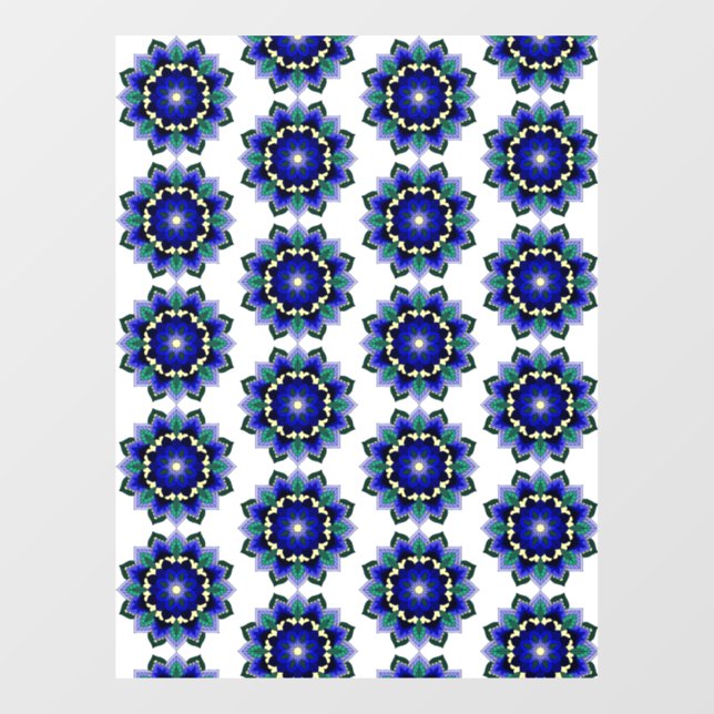 Mandala Pattern 02 Window Cling (Sheet)