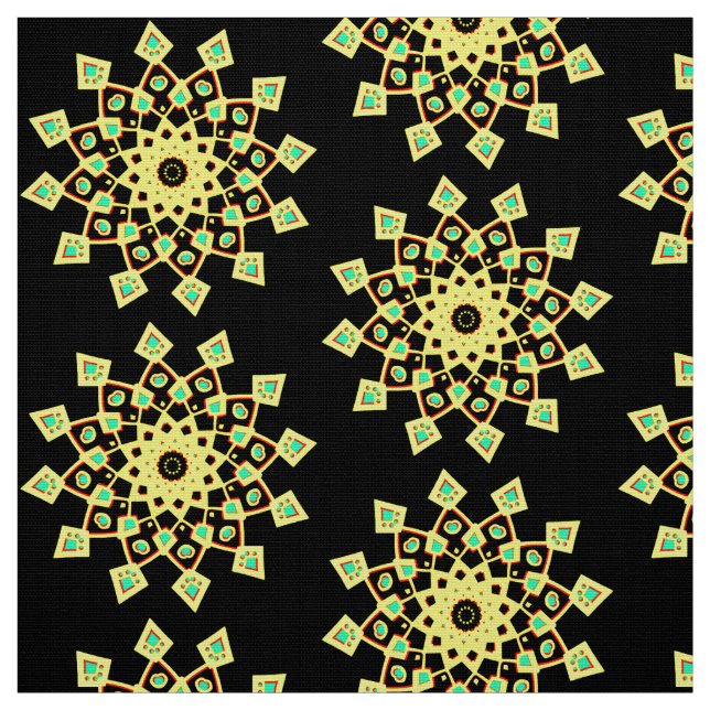 Mandala Pattern 110714(013) Fabric (Swatch)