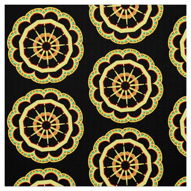 Mandala Pattern 110714(08) Fabric (Swatch)