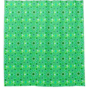 Mandala pattern, Emerald green and peacock