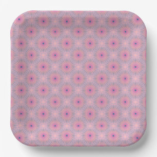 Mandala Pattern Paper Plate