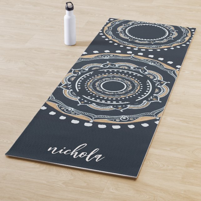 Mandala Pattern Personalized Yoga Mat (In Situ)