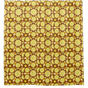 Mandala pattern, shades of brown and gold
