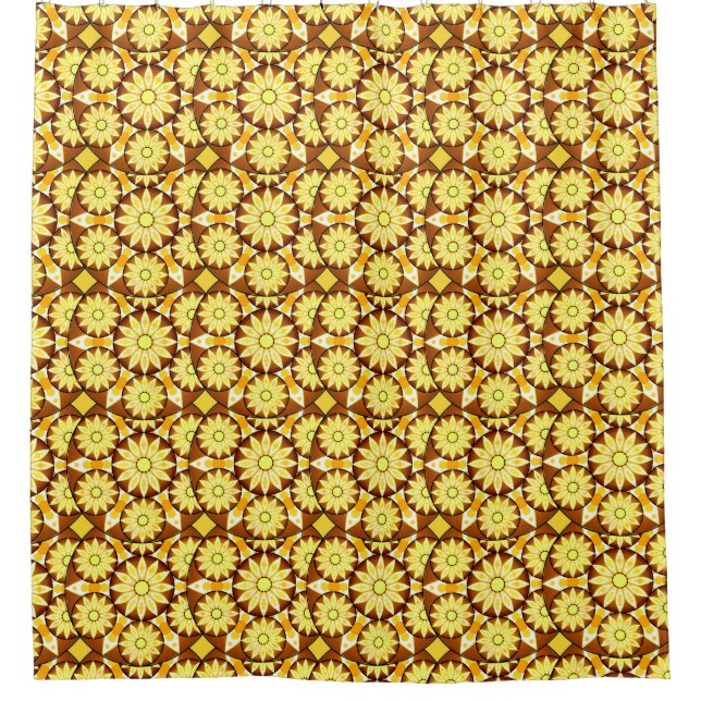 Mandala pattern, shades of brown and gold (Front)