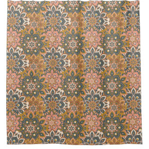 Mandala Pattern Shower Curtain