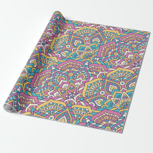 Mandala Pattern Wrapping Paper