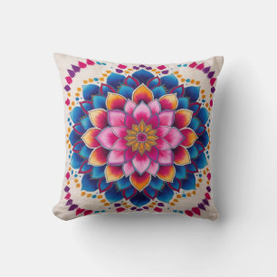 Mandala Persian Rug Pillows: Elegant Accents Throw Pillow