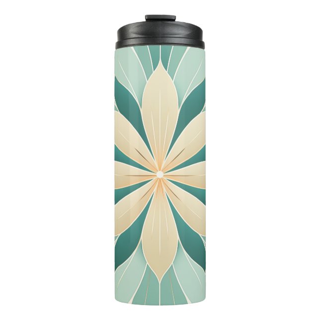 Mandala Petals Thermal Tumbler (Front)