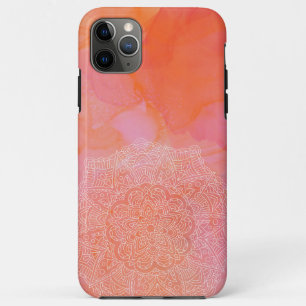 Mandala Pink Coral Boho iPhone 11 Pro Max Case