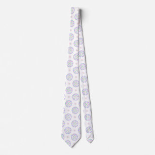 Mandala Pink Purple Green Trigender Pride Flag Tie