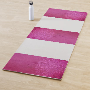 Mandala Pink Yoga Meditation Yoga Mat