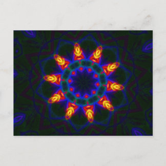Mandala Postcard - Happy New Year message