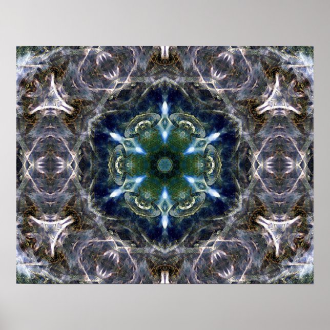 Mandala Poster Folk (Devant)