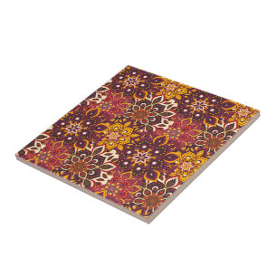 Mandala Print Tile